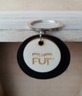 Porte - clés - Fut' - Noir Fut' Marque française Toulouse 31000 Muret 31600 Noé 31410 Carbonne 31390